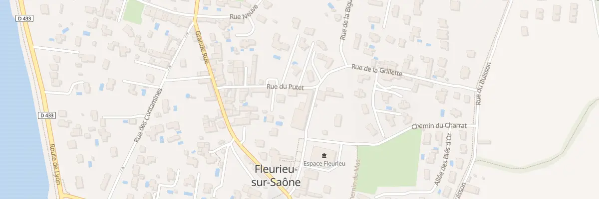 Plan du 16 Rue du Putet à Fleurieu-sur-Saône