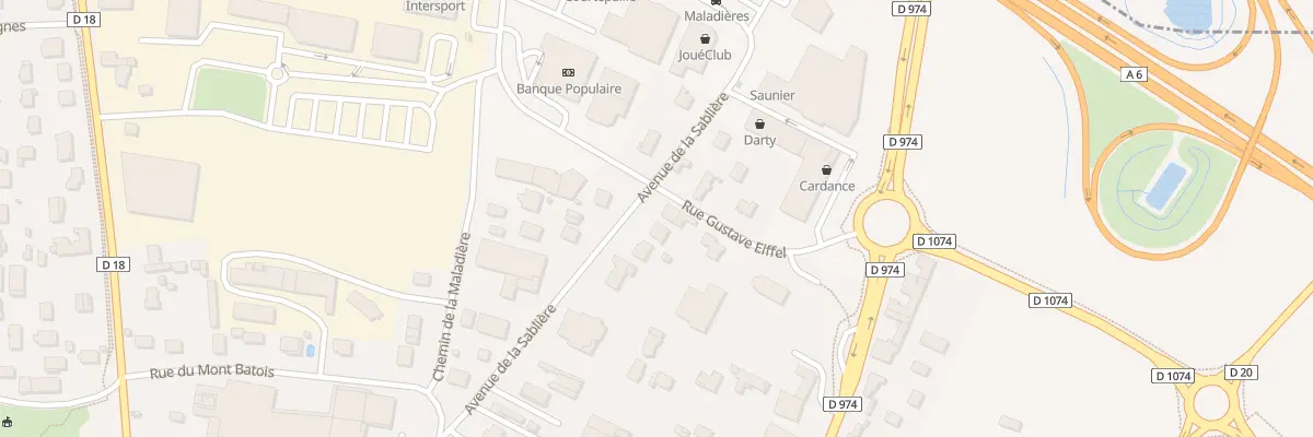 Plan du 68 Av de la Sablière à Beaune