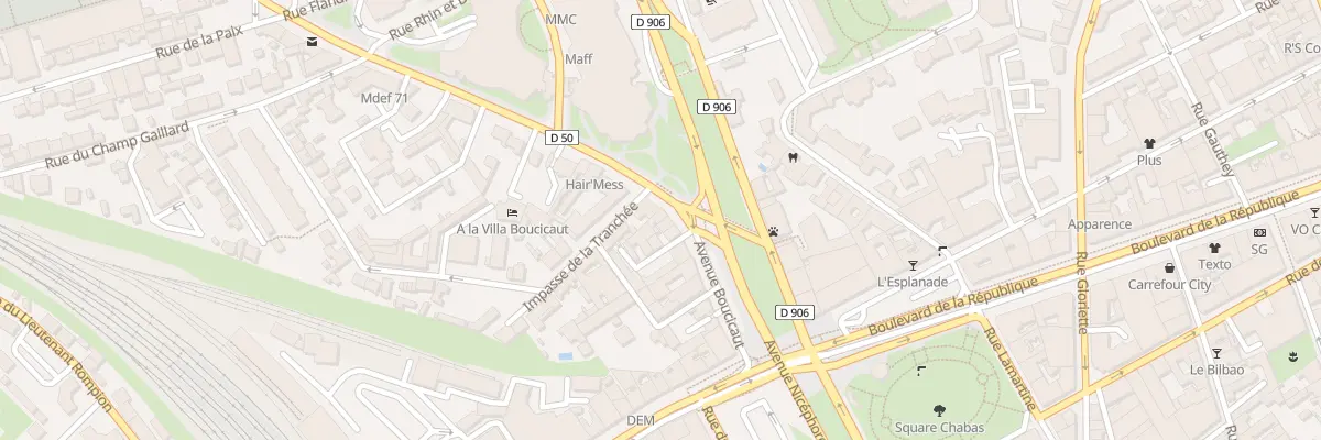 Plan du 17 Av Boucicaut à Chalon-sur-Saône