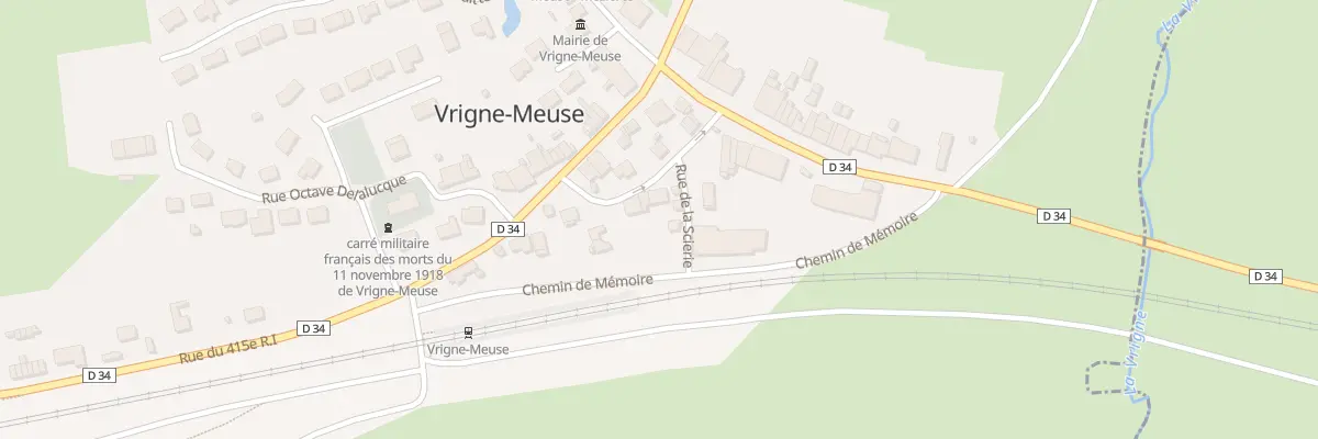 Plan du 7 Rue du Culot à Vrigne-Meuse