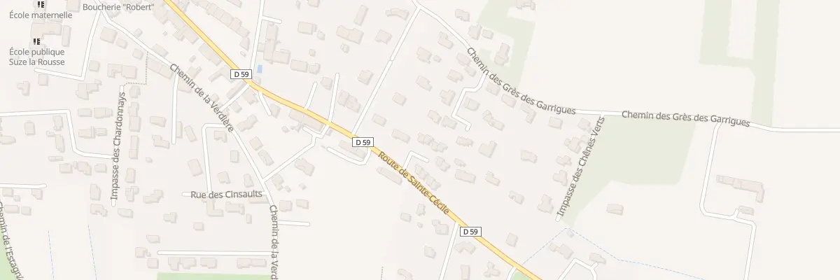 Plan du 5618 Rte de Sainte Cecile à Suze-la-Rousse