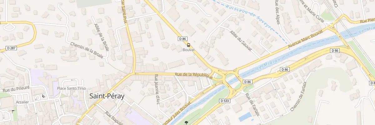 Plan du 6 Rue de la République à Saint-Péray