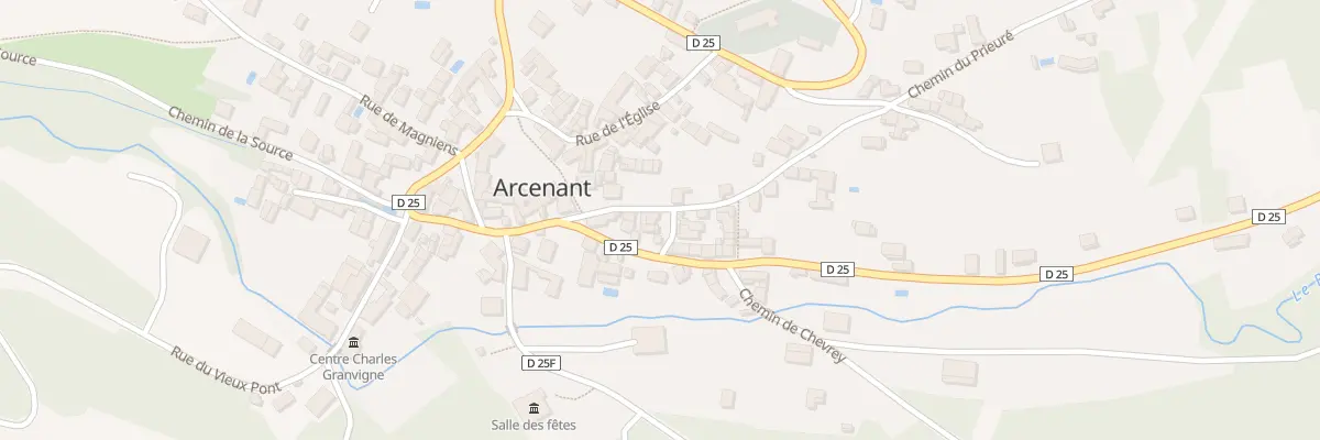 Plan du 4 Rue du Four Amont à Arcenant