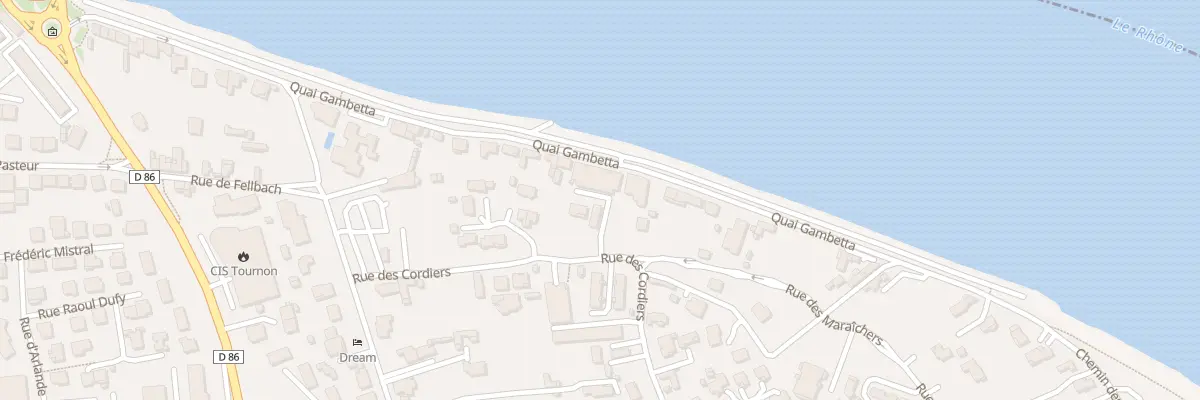 Plan du 58A Quai Gambetta à Tournon-sur-Rhône