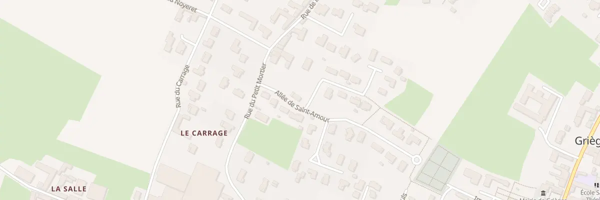 Plan du 632G Rue du Petit Mortier à Grièges