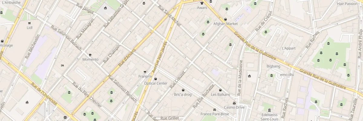 Plan du 96 Rue Montesquieu à Lyon 7e Arrondissement