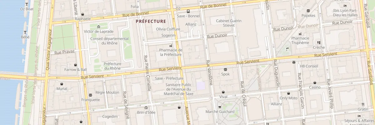 Plan du 91 Av Maréchal de Saxe à Lyon 3e Arrondissement