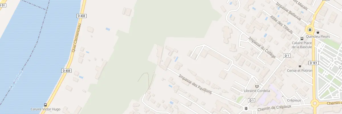 Plan du 14B Imp des Pavillons à Caluire-et-Cuire