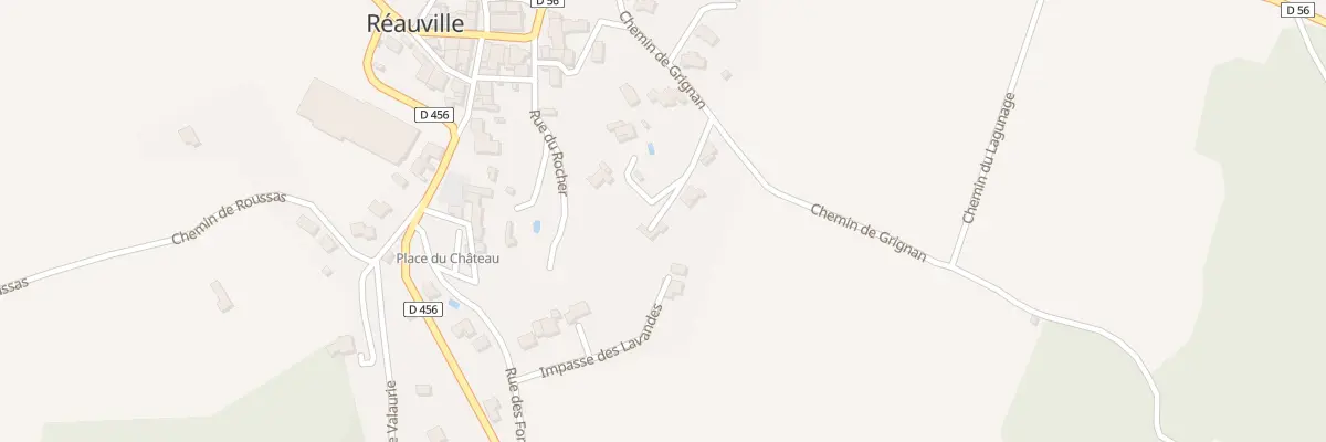 Plan du 5172 Le Chateau à Réauville