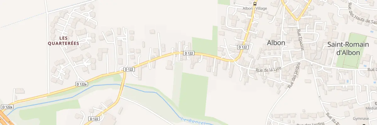Plan du 455 Rue du Dauphiné à Albon