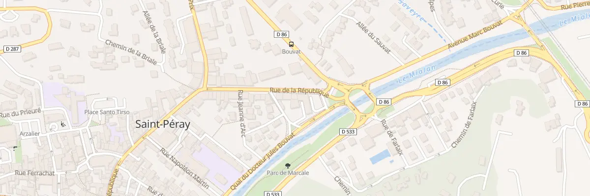 Plan du 7 Rue de la République à Saint-Péray