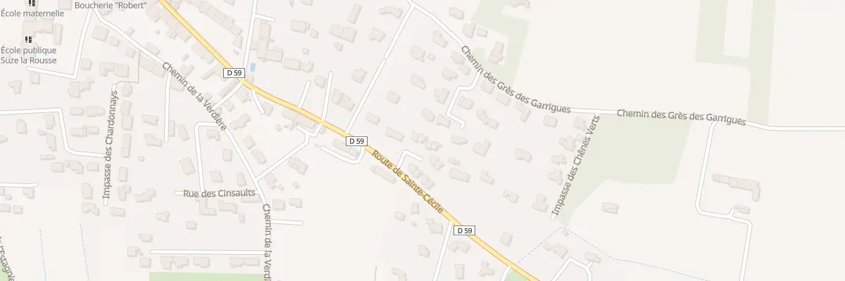 Plan du 5617 Rte de Sainte Cecile à Suze-la-Rousse