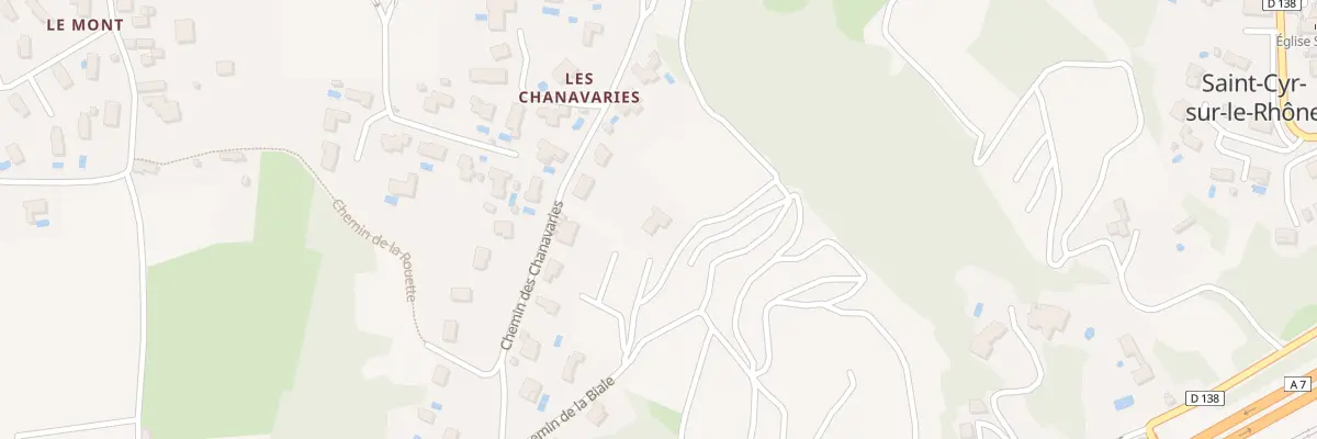 Plan du 123 Che de la Biale à Saint-Cyr-sur-le-Rhône