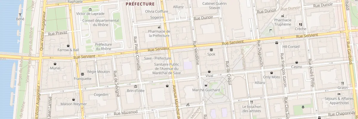 Plan du 95 Av Maréchal de Saxe à Lyon 3e Arrondissement