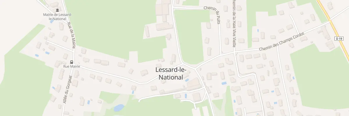 Plan du 1 Che des Quatre Oeufs à Lessard-le-National