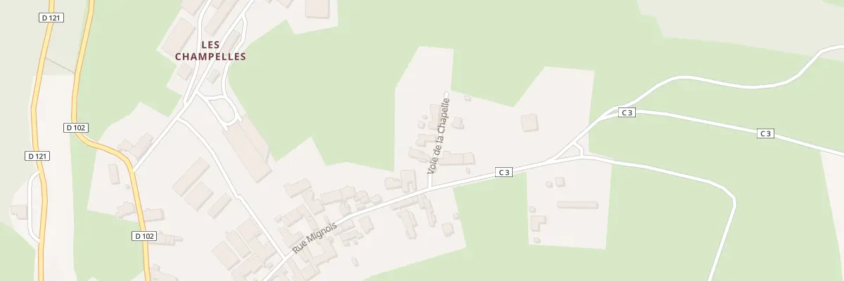 Plan du 3 Voie de la Chapelle à Saint-Broing-les-Moines
