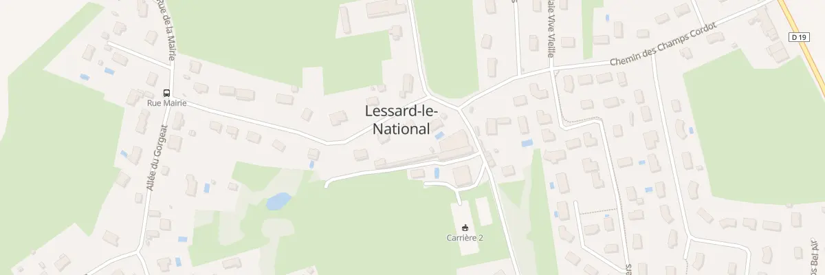 Plan du 16 Rue de la République à Lessard-le-National