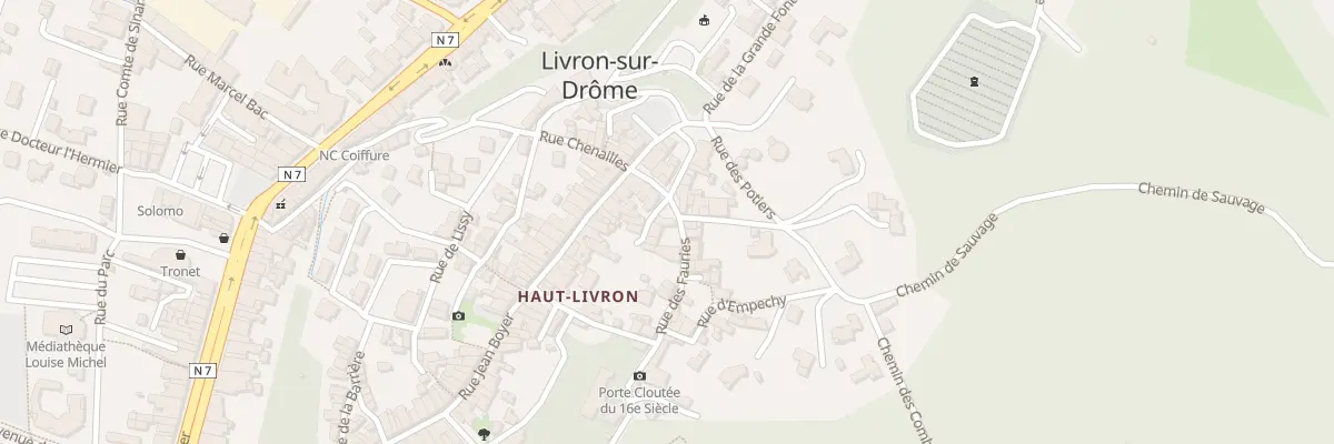 Plan du 6 Rue de la Placette à Livron-sur-Drôme
