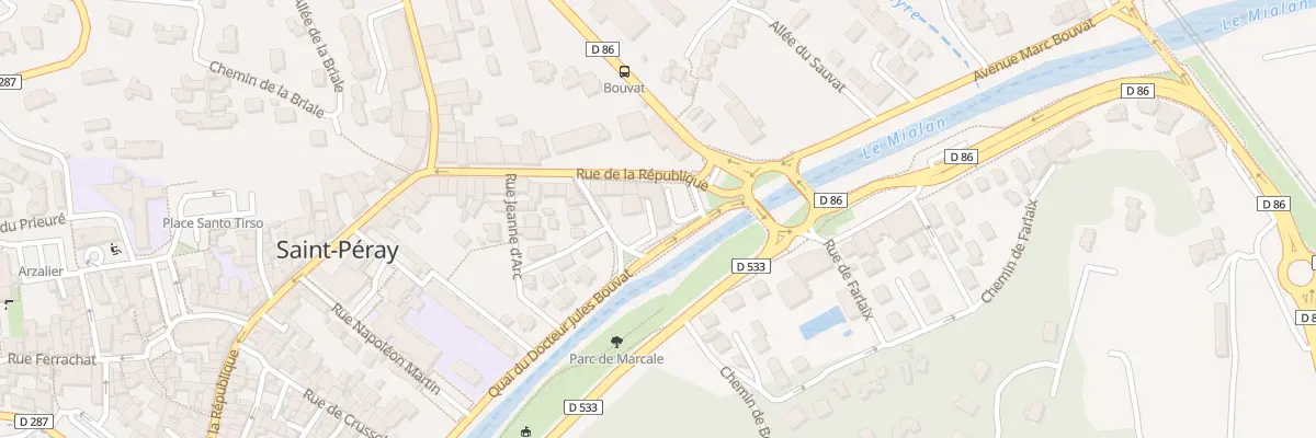 Plan du 1 Rue de la République à Saint-Péray