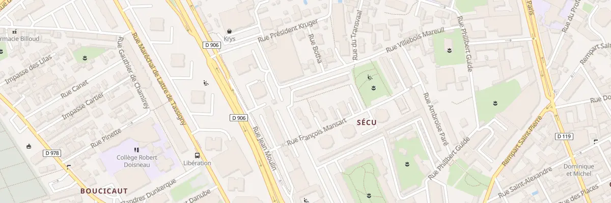 Plan du 16E Rue Francois Mansart à Chalon-sur-Saône
