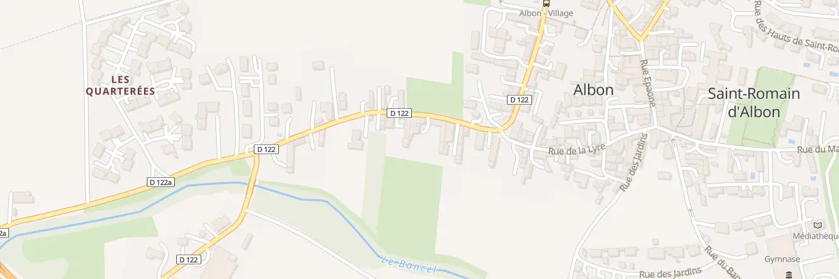 Plan du 415 Rue du Dauphiné à Albon