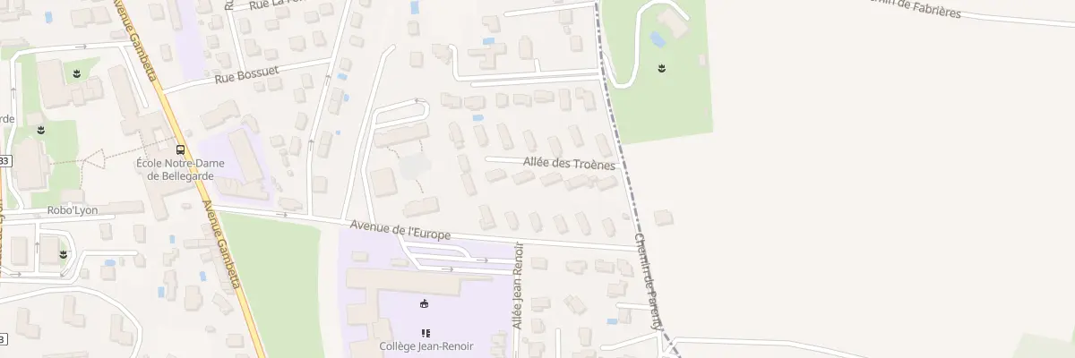 Plan du 19 Av de l’Europe à Neuville-sur-Saône