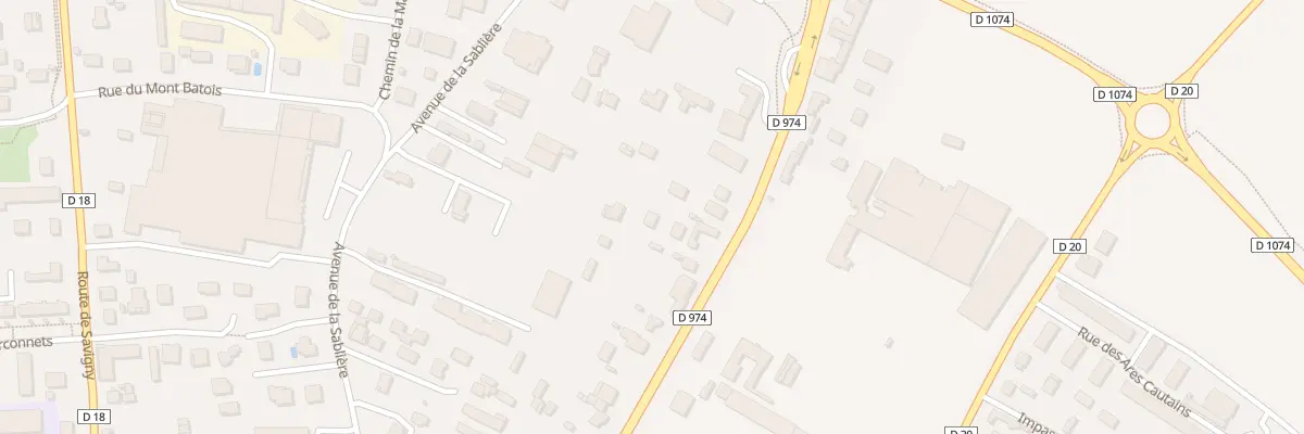 Plan du 159T Rte de Dijon à Beaune
