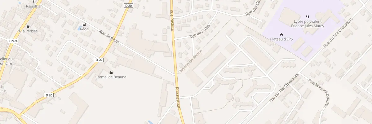 Plan du 15 Rue des Lilas à Beaune