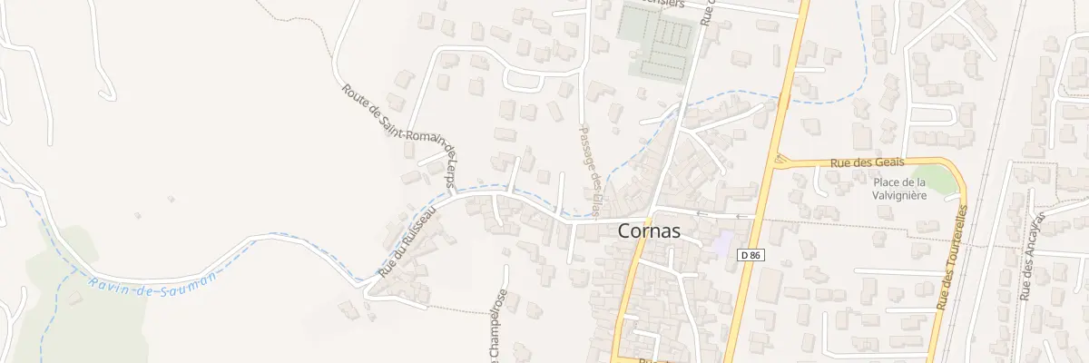Plan du 16 Rue du Ruisseau à Cornas