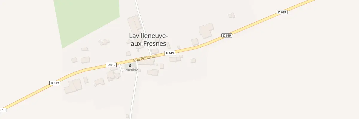 Plan du 12 Rte Nationale 19 à Lavilleneuv à Colombey les Deux Églises