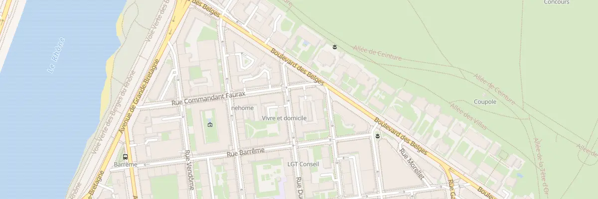Plan du 3 Rue Duguesclin à Lyon 6e Arrondissement