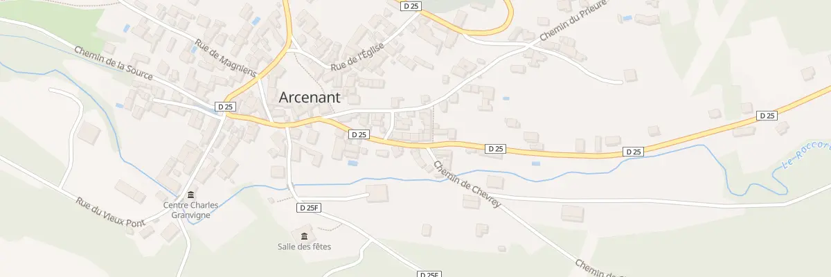 Plan du 5066 Rue Amyntas Renevey à Arcenant