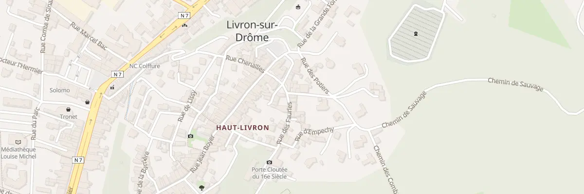 Plan du 5 Rue des fauries à Livron-sur-Drôme