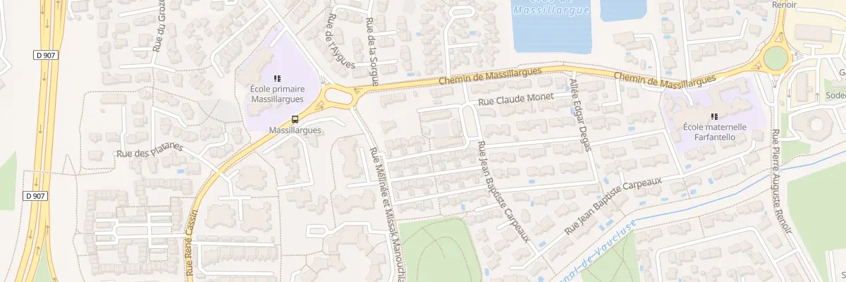 Plan du 9 All Jean Goujon à Avignon