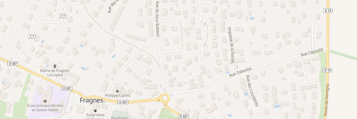 Plan du 4B Rue du Gros Buisson à Fragnes-La Loyère