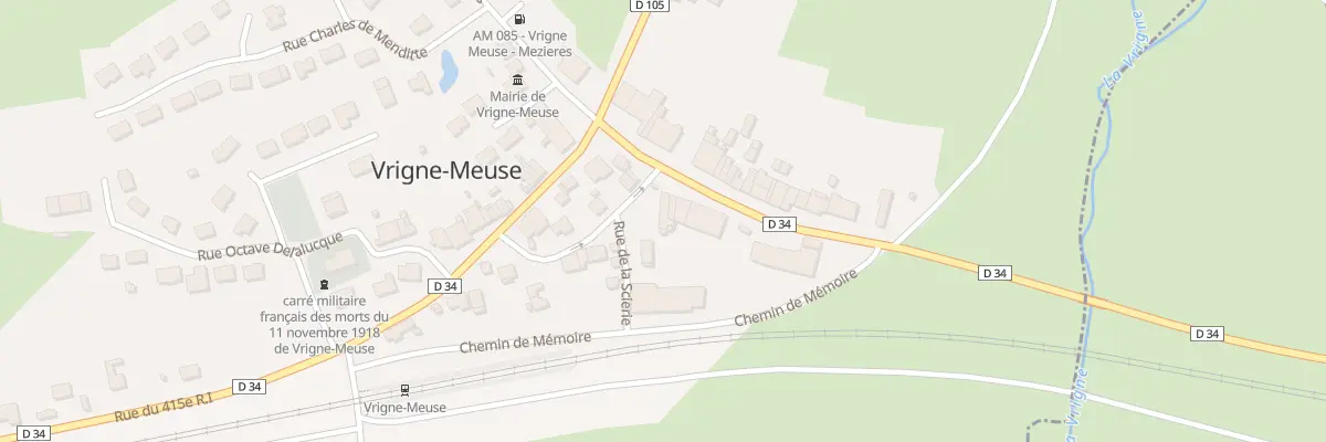 Plan du 1 Rue du Culot à Vrigne-Meuse