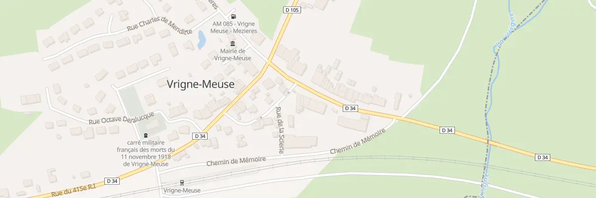 Plan du 4 Rue de Verdun à Vrigne-Meuse