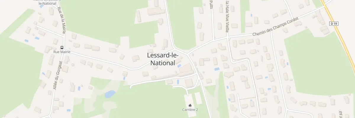 Plan du 18 Rue de la République à Lessard-le-National