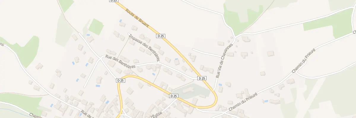 Plan du 15 Rue des Berthières à Arcenant