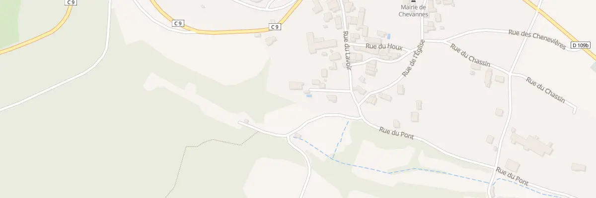 Plan du 4A Rue du Lavoir à Chevannes