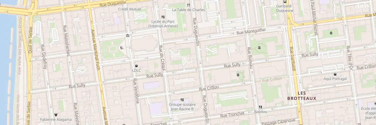 Plan du 49 Rue Sully à Lyon 6e Arrondissement