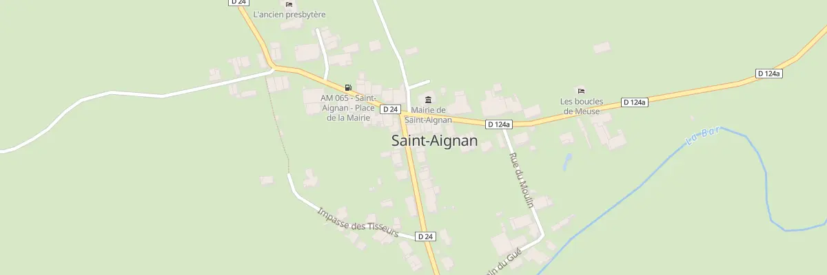 Plan du 2 Rue des Courtys à Saint-Aignan