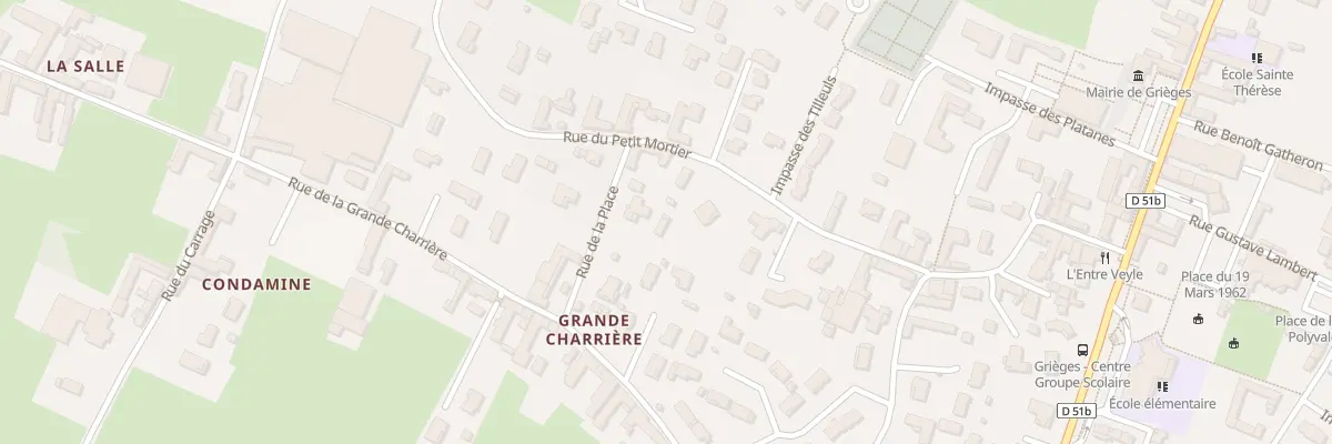 Plan du 215 Rue du Petit Mortier à Grièges