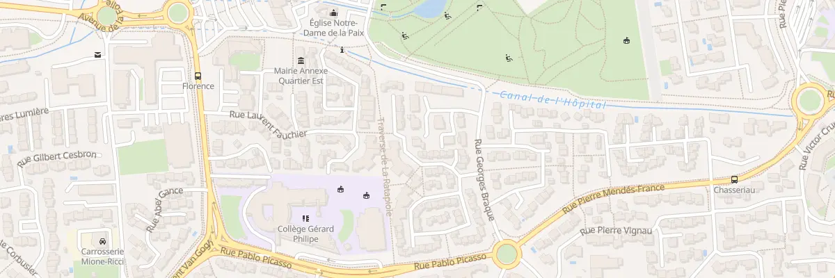 Plan du 36 Rue Georges Braque à Avignon