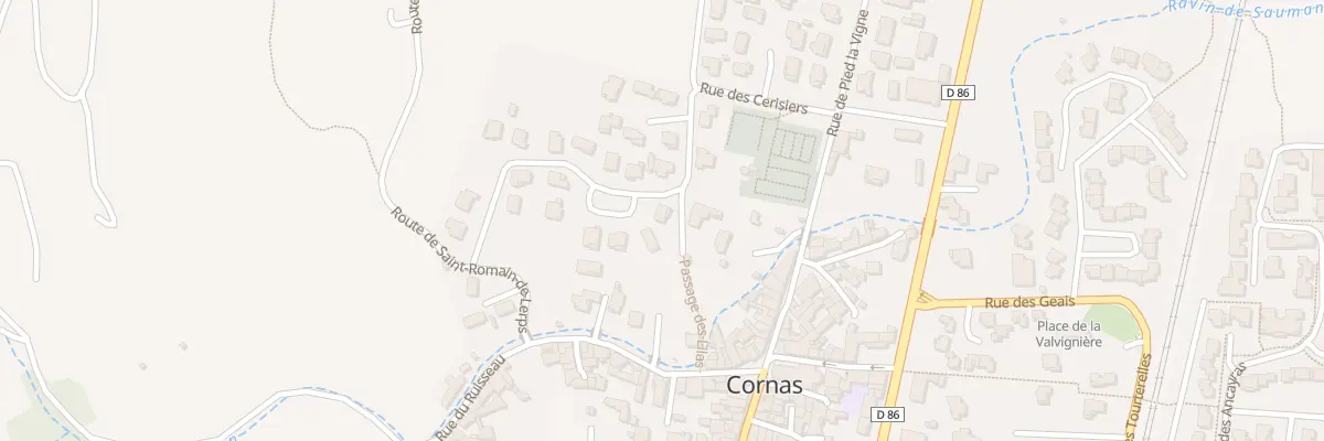 Plan du 3 Rue des Mimosas à Cornas