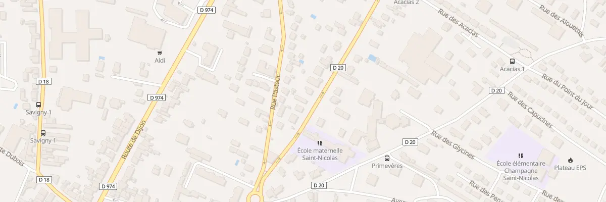 Plan du 45 Rue de Chorey à Beaune