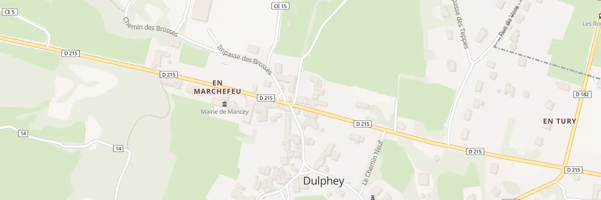 Plan du 5074 Rte du Col des Chèvres à Mancey