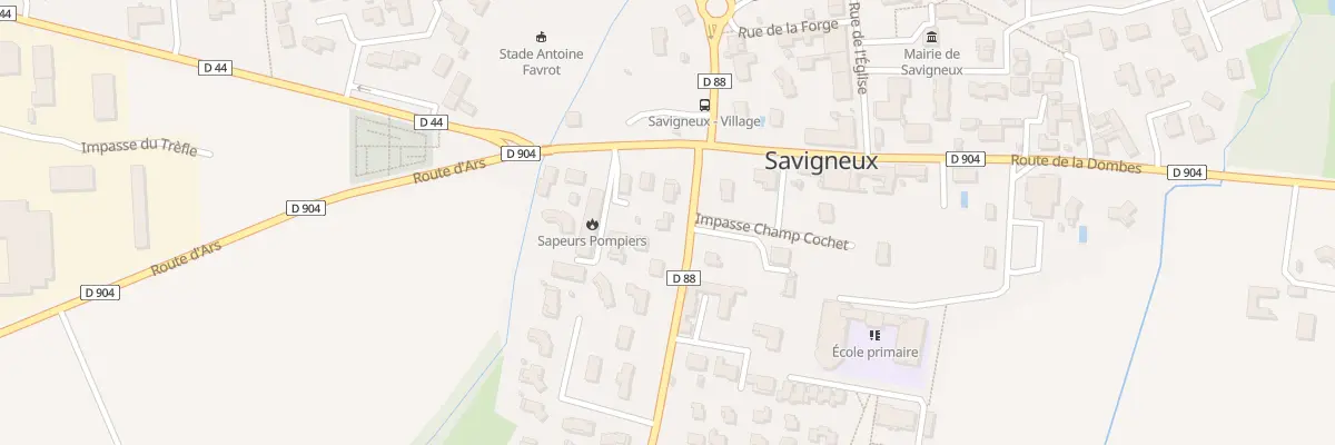 Plan du 62 Rte de Rancé à Savigneux