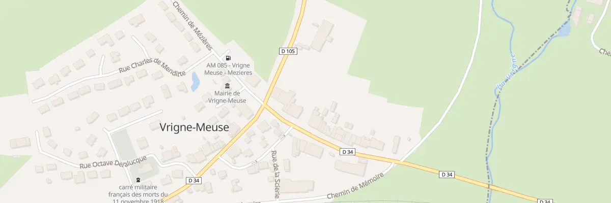 Plan du 7 Rue de Verdun à Vrigne-Meuse