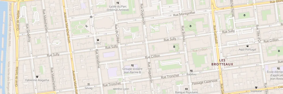 Plan du 72 Rue Duguesclin à Lyon 6e Arrondissement